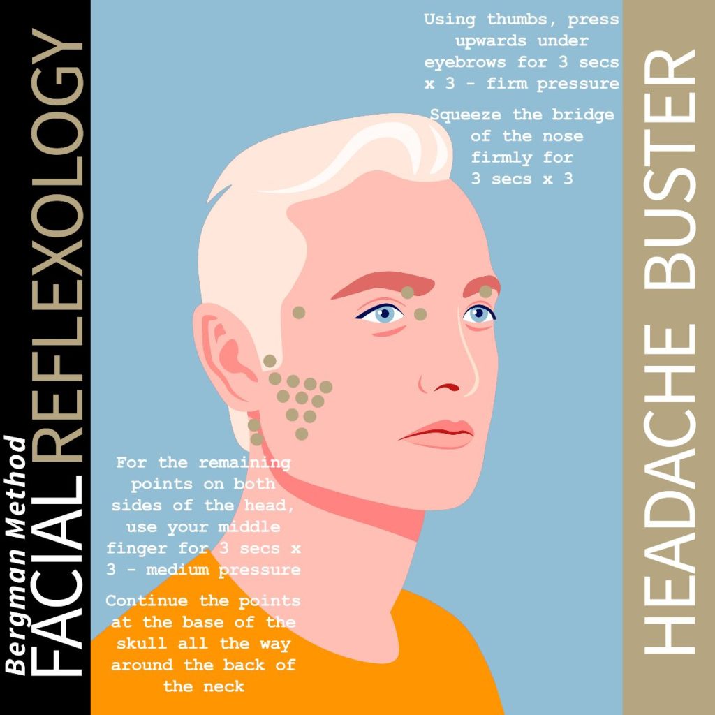 Reflexology self-help for headaches